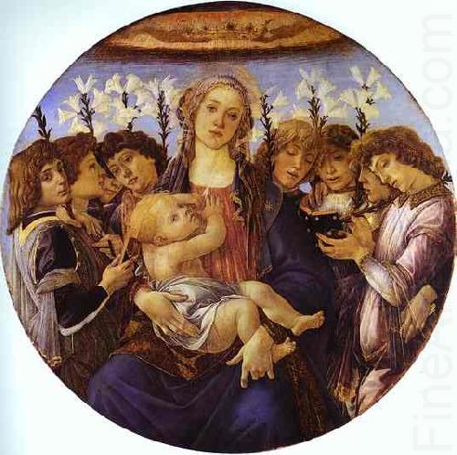Sandro Botticelli Madonna and Child with Eight Angels china oil painting image